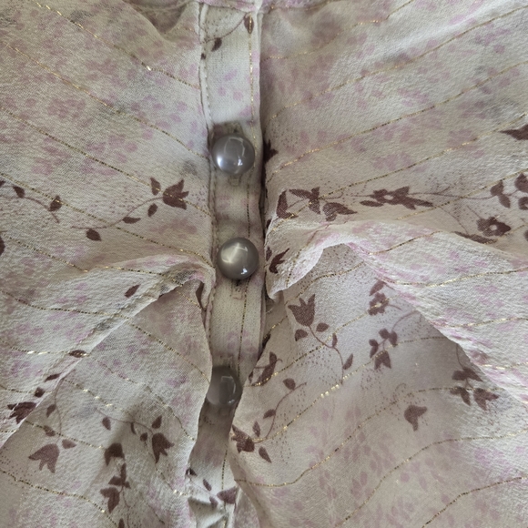 ELLA MOSS Silk and Cotton Blend Top. Size S - Picture 3 of 8